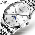 Fashion  Luxury Brand OYALIE Watch Men Business Mechanical WristWatch Classic 24Hours Moon Phase Automatic  Watch Men 9788